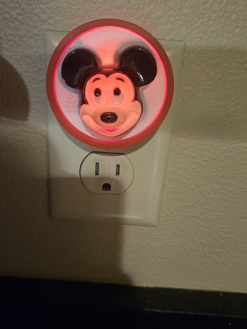 Vintage Walt Disney Production- Mickey Mouse night light